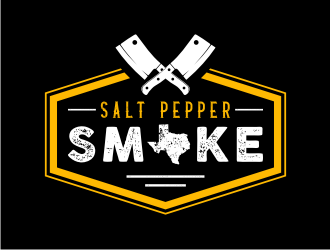 Salt Pepper Smoke BBQ logo design by GemahRipah