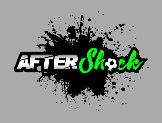 AfterShock logo design by BeDesign