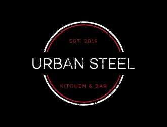 Urban Steel Kitchen   Bar logo design by kojic785