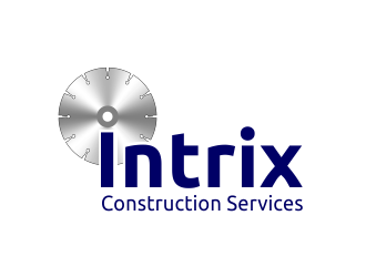 Intrix Construction Services logo design by AisRafa