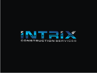 Intrix Construction Services logo design by bricton