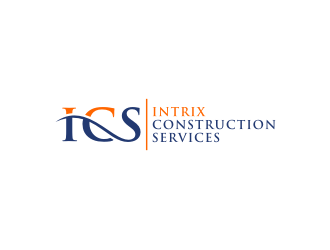 Intrix Construction Services logo design by bricton