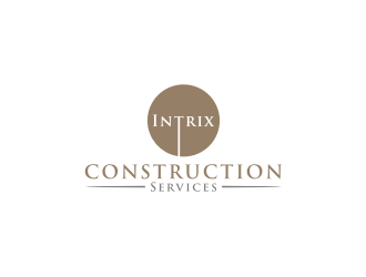 Intrix Construction Services logo design by bricton