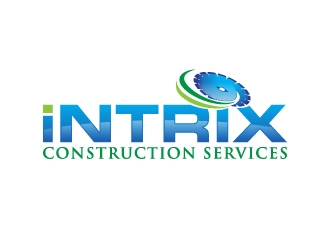 Intrix Construction Services logo design by desynergy