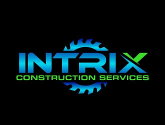 Intrix Construction Services logo design by desynergy