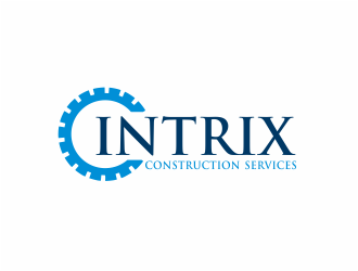 Intrix Construction Services logo design by kimora