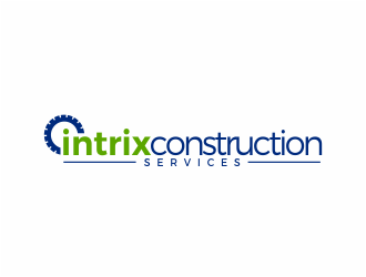 Intrix Construction Services logo design by kimora