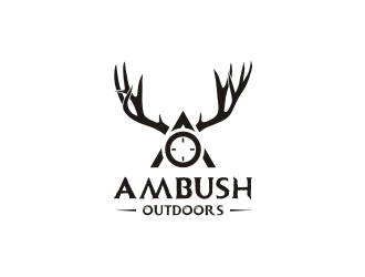 Ambush Outdoors logo design by Zeratu