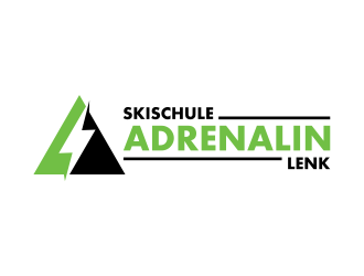 Skischule Adrenalin Lenk logo design by cintoko