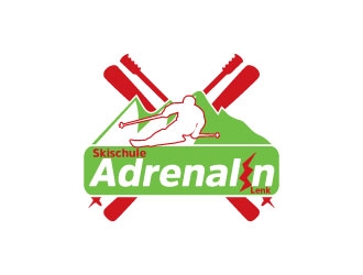 Skischule Adrenalin Lenk logo design by karjen