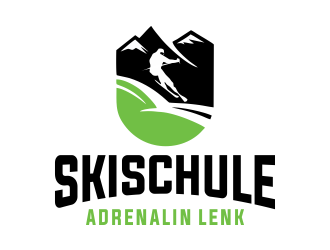 Skischule Adrenalin Lenk logo design by JessicaLopes