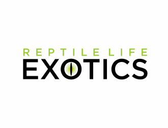 Reptile Life Exotics logo design by ammad