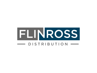 Flinross Distribution logo design by p0peye