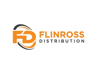 Flinross Distribution logo design by Fear