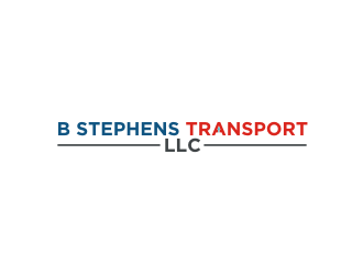 B Stephens Transport LLC  logo design by Diancox