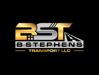 B Stephens Transport LLC  logo design by haidar