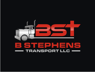 B Stephens Transport LLC  logo design by tejo