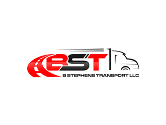 B Stephens Transport LLC  logo design by ndaru