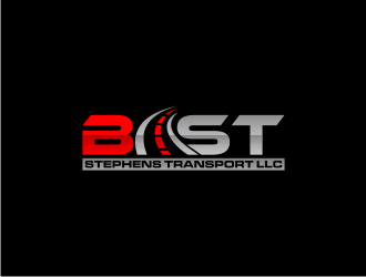 B Stephens Transport LLC  logo design by blessings