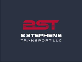 B Stephens Transport LLC  logo design by Susanti