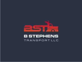 B Stephens Transport LLC  logo design by Susanti