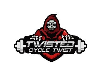 Twisted Cycle Twist or Treat logo design by mrdesign