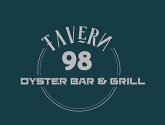 Tavern 98 Oyster Bar & Grill logo design by XyloParadise