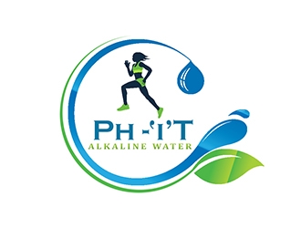 pH-it Alkaline Water logo design by XyloParadise