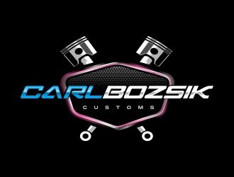Carl Bozsik Customs  logo design by AisRafa
