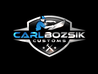 Carl Bozsik Customs  logo design by shravya