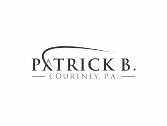 Patrick B. Courtney, P.A. logo design by checx