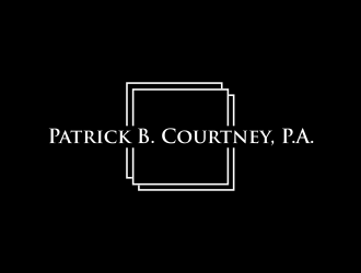 Patrick B. Courtney, P.A. logo design by ammad