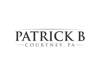 Patrick B. Courtney, P.A. logo design by agil