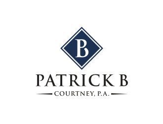 Patrick B. Courtney, P.A. logo design by superiors