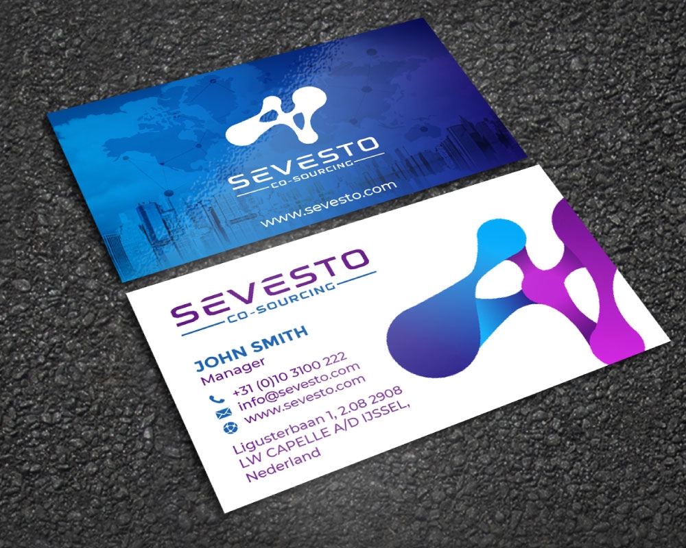 Sevesto logo design by Boomstudioz