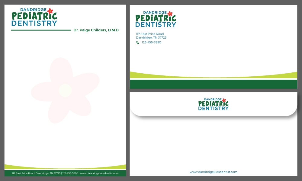 Dandridge Pediatric Dentistry logo design by Gelotine
