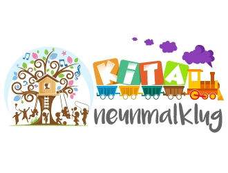 KITA neunmalklug logo design by Suvendu