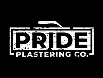 Pride Plastering Co. logo design by mutafailan