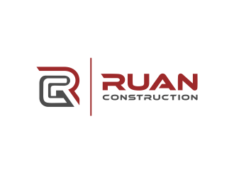 Ruan Construction logo design by uptogood