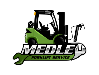 Medley Forklift Service logo design by semar