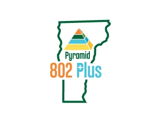 Pyramid 802 Plus logo design by zakdesign700