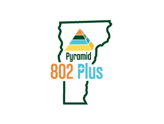 Pyramid 802 Plus logo design by zakdesign700