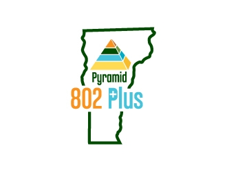 Pyramid 802 Plus logo design by zakdesign700
