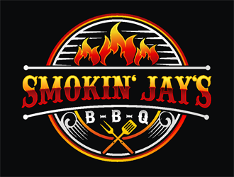 Smokin Jays BBQ logo design by coco