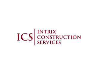 Intrix Construction Services logo design by menanagan