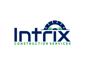 Intrix Construction Services logo design by Gwerth