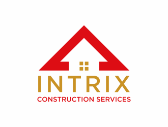 Intrix Construction Services logo design by menanagan