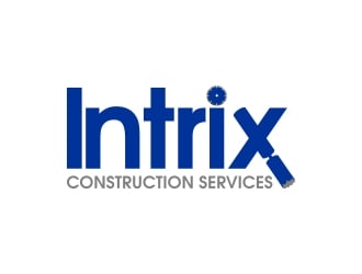 Intrix Construction Services logo design by yunda