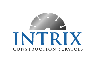 Intrix Construction Services logo design by BeDesign