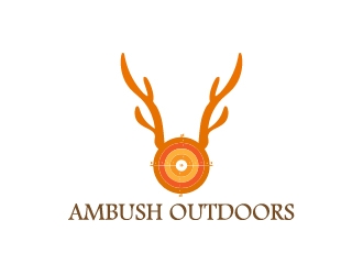 Ambush Outdoors logo design by wildbrain
